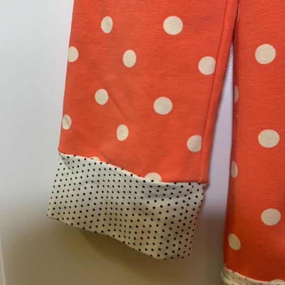 435 by Matilda Jane Size 14 orange polkadot light weight jacket - Picture 4 of 9